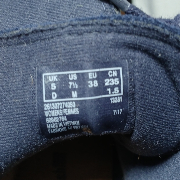 Clarks Leather/ Suede Lace Up/ Side Zipper Ankle Boots. Ladies Size 7.5 - Picture 5 of 8